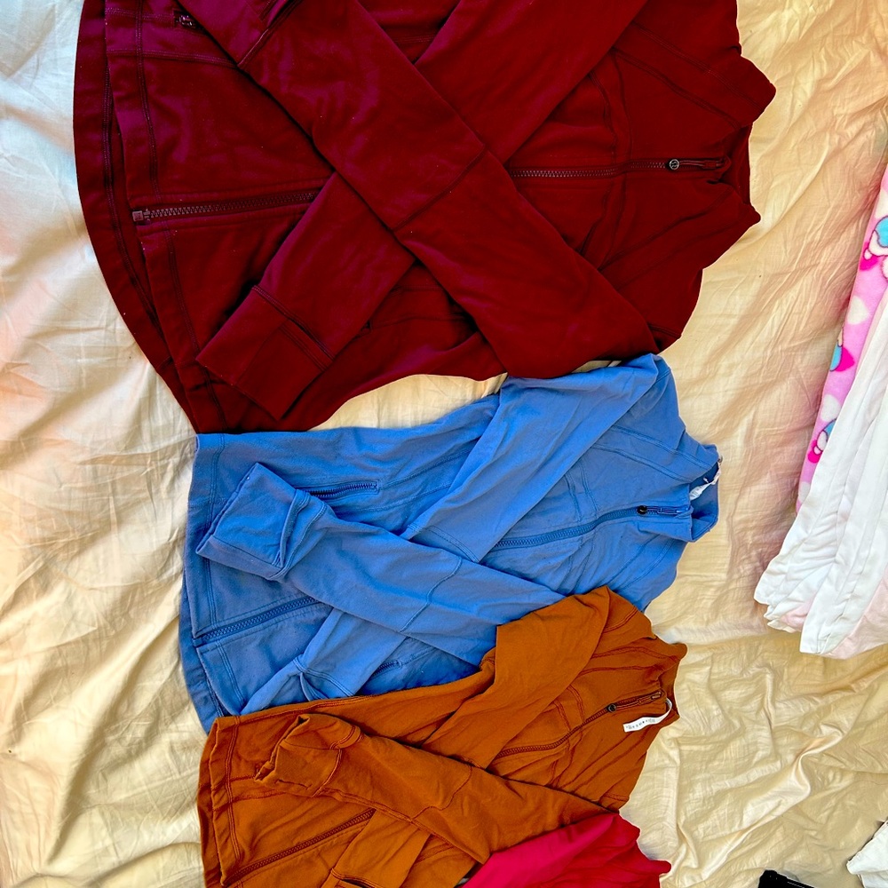 Lululemon defined jackets. 4 in 1 order